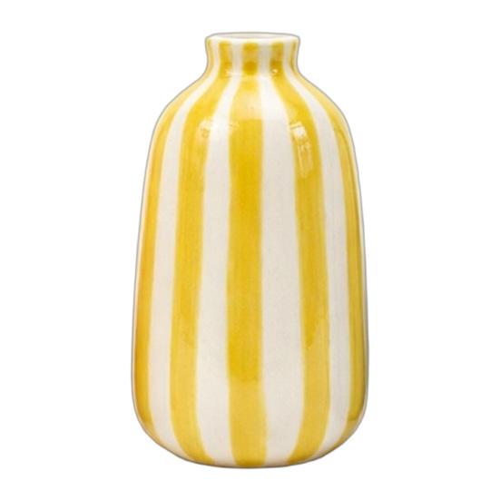 Ceramic Vase Ornaments Compact Round Bottle Shape with Fresh Multi-Color Stripes Bookshelf Vase for Flowers Tabletop Decor жовтий
Ceramic Vase Ornaments Compact Round Bottle Shape with Fresh Multi-Color Stripes Bookshelf Vase for Flowers Tabletop Decor жовтий