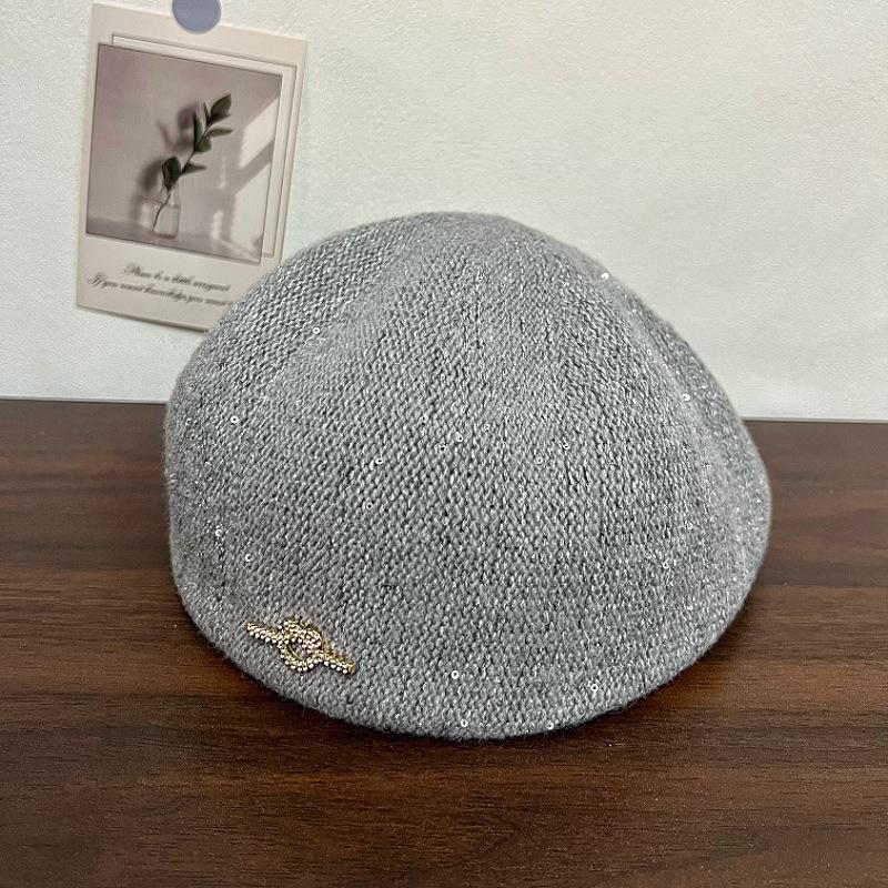 Autumn and Winter Knitted Hat, Warm Duckbill Hat, New Winter Woolen Hat, Stylish Octagonal Forward Hat, Retro Sequin Hat Adult 56-58cm сірий
Autumn and Winter Knitted Hat, Warm Duckbill Hat, New Winter Woolen Hat, Stylish Octagonal Forward Hat, Retro Sequin Hat Adult 56-58cm сірий