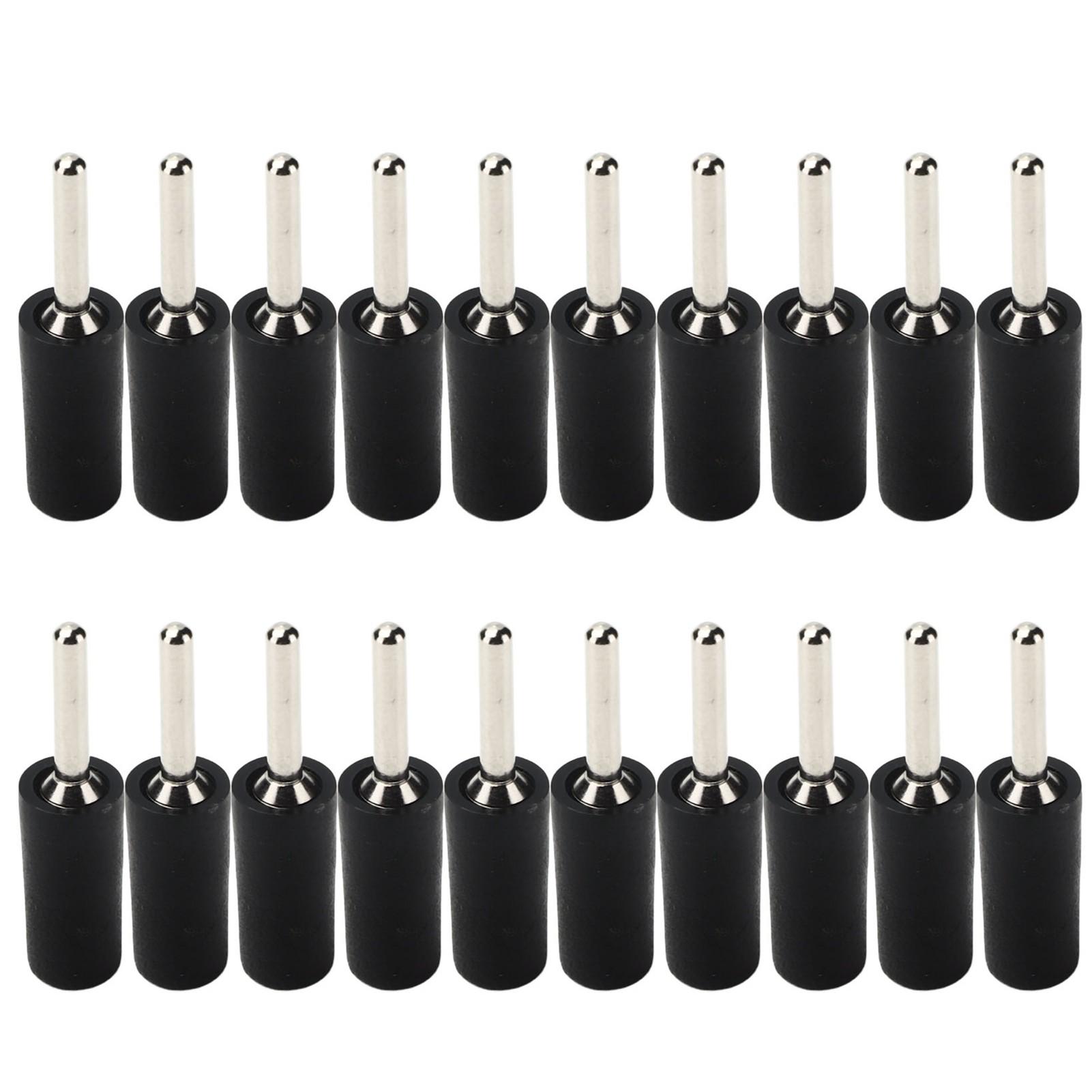20Pcs Pin Banana Plug 2mm Nickel Plated Brass Male Waterproof Connector Accessory Set KitBlack
20Pcs Pin Banana Plug 2mm Nickel Plated Brass Male Waterproof Connector Accessory Set KitBlack