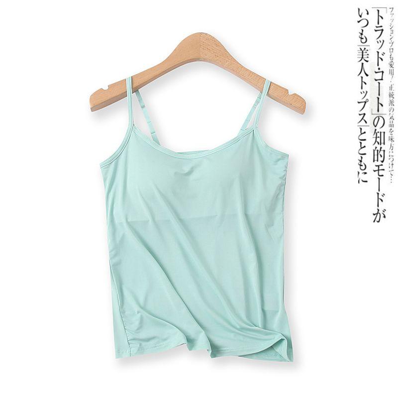 Конфетный цвет, универсальный цельный жилет с поролоновыми чашками Light green S
Конфетный цвет, универсальный цельный жилет с поролоновыми чашками Light green S