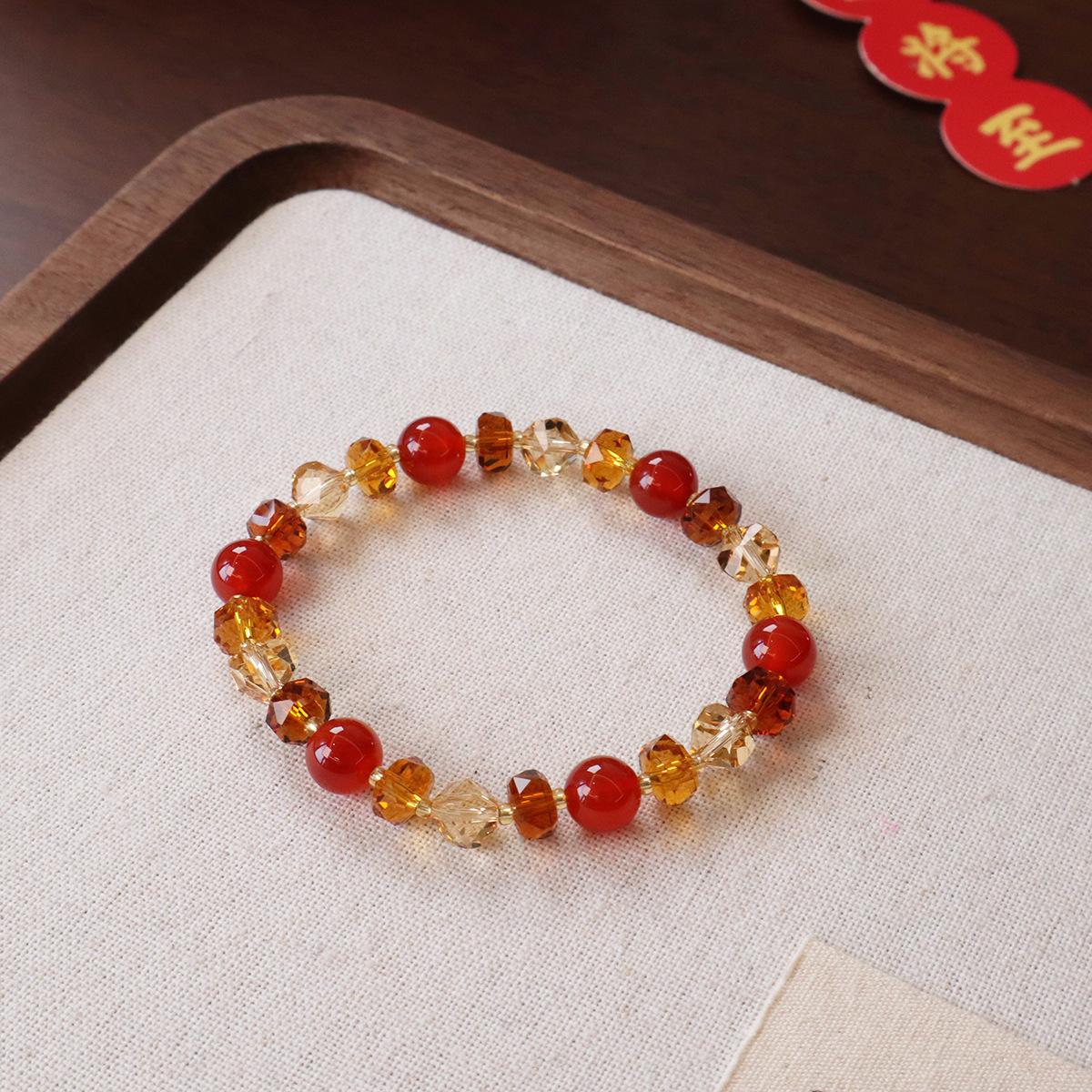 Natural agate bracelet light luxury fashion crystal braceletfashion women daily jewelry gift
Natural agate bracelet light luxury fashion crystal braceletfashion women daily jewelry gift
