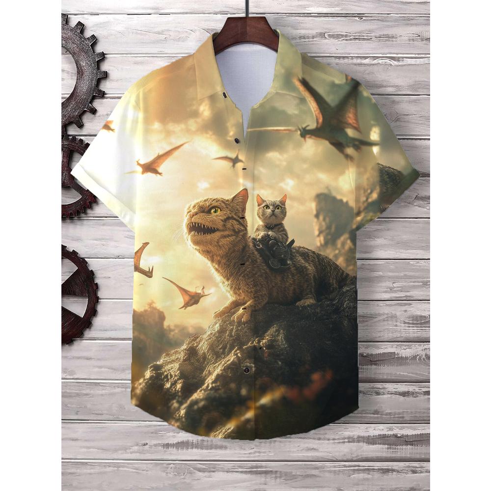 Men s Funny Cat Hawaiian Shirt 3D Graphic Print Short Sleeve Button Down Summer Oversized Casual Aloha Shirt 6XL
Men s Funny Cat Hawaiian Shirt 3D Graphic Print Short Sleeve Button Down Summer Oversized Casual Aloha Shirt 6XL