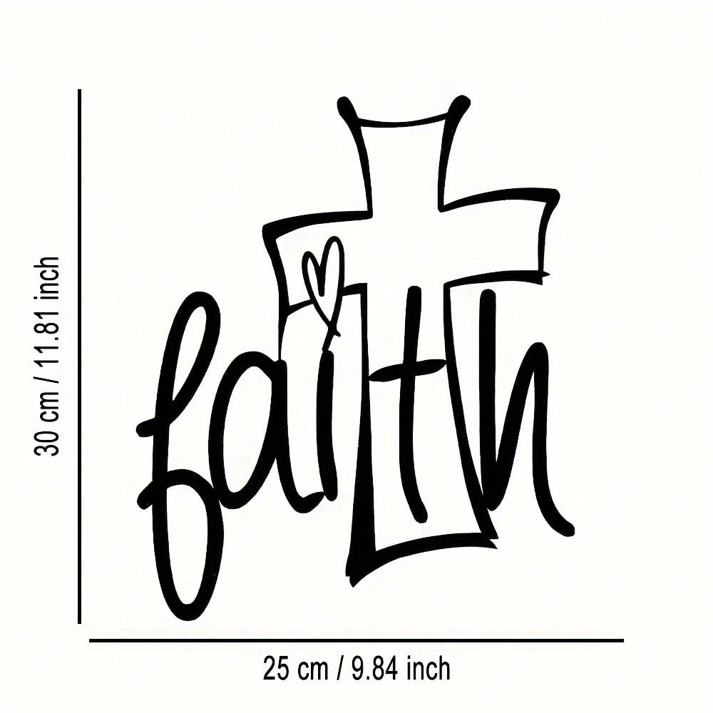 Christian Metal Cross Wall Art Minimalist Decor Home Office Gift чорний
Christian Metal Cross Wall Art Minimalist Decor Home Office Gift чорний