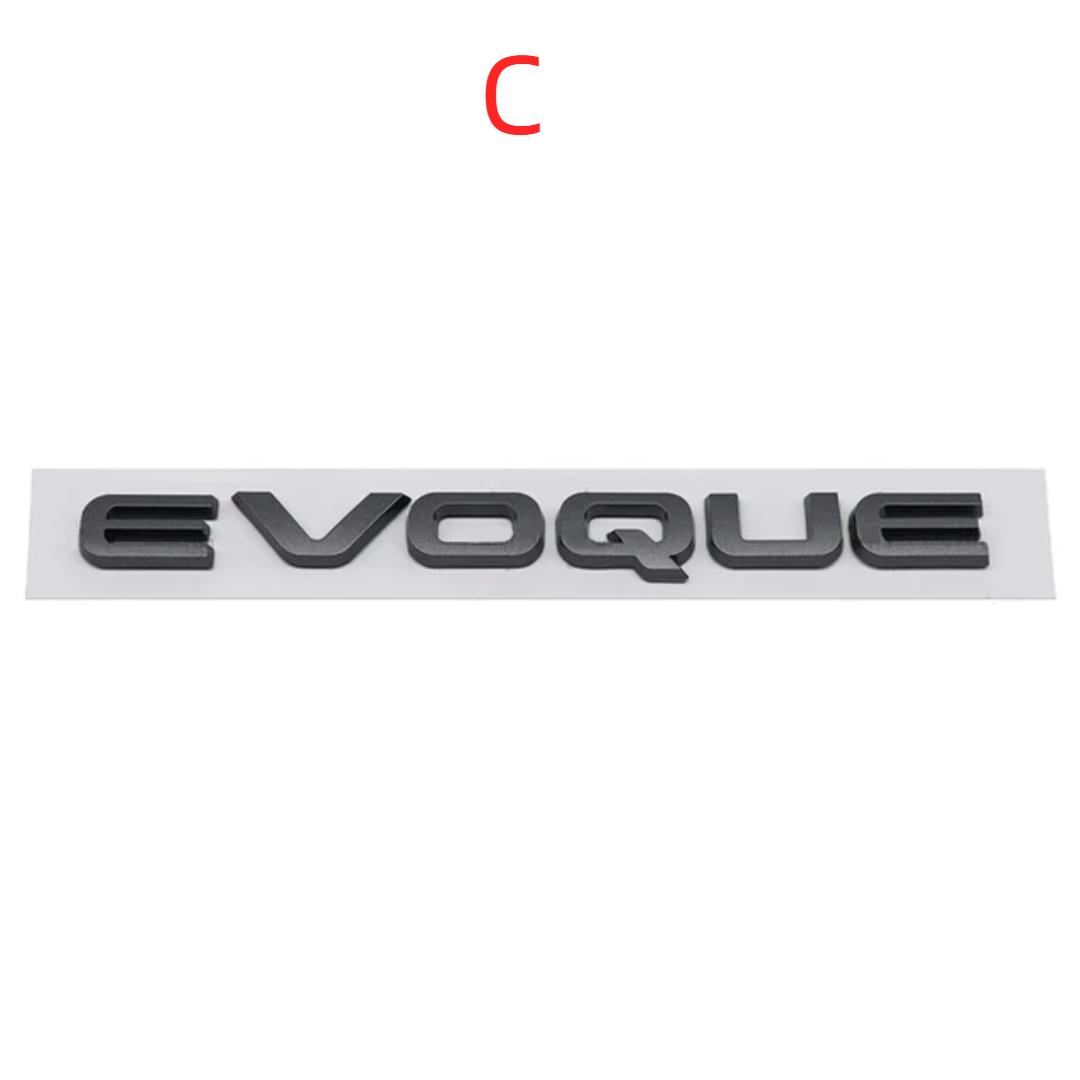 3D Chrome Black ABS EVOQUE Letters EVOQUE EVOQUE Автомобіль Емблема Емблема Наклейка Наклейки для L/і R/range R/over EVOQUE Auto Styling Accessories C
3D Chrome Black ABS EVOQUE Letters EVOQUE EVOQUE Автомобіль Емблема Емблема Наклейка Наклейки для L/і R/range R/over EVOQUE Auto Styling Accessories C