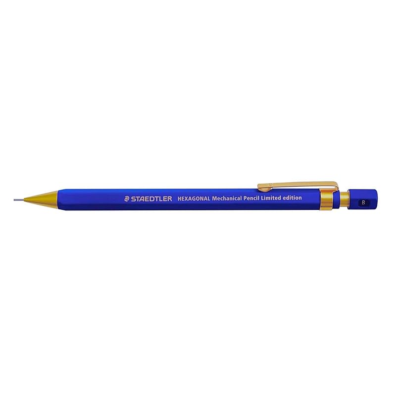 Staedtler mechanical pencil hexagonal mechanical pencil limited version 2 blue 92577-05L2
Staedtler mechanical pencil hexagonal mechanical pencil limited version 2 blue 92577-05L2