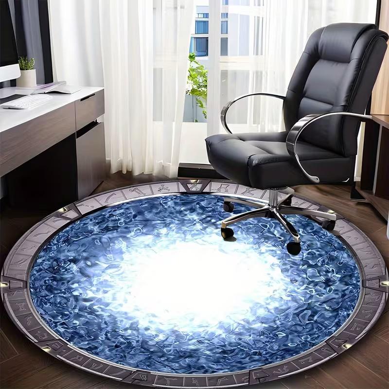 Galaxy-Inspired Round Rug Soft Non-Slip Floor Mat for Living Room Bedroom or Nursery Cozy Sci-Fi Themed Decor Diameter 60cm
Galaxy-Inspired Round Rug Soft Non-Slip Floor Mat for Living Room Bedroom or Nursery Cozy Sci-Fi Themed Decor Diameter 60cm