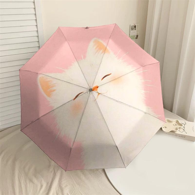 Adorable White Cat on Pink Background - Cute Day Companion | Auto-Open/Close Umbrella, Outdoor Travel Accessory, Lightweight & Durable 131
Adorable White Cat on Pink Background - Cute Day Companion | Auto-Open/Close Umbrella, Outdoor Travel Accessory, Lightweight & Durable 131