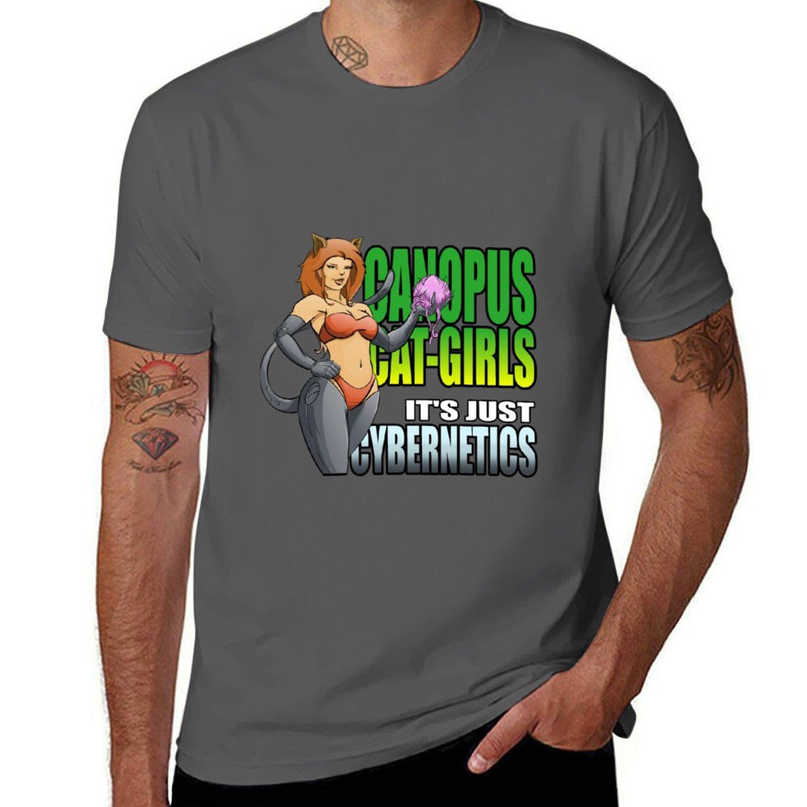 Canopus Cat-Girls T-Shirt anime tshirt man t shirt summer mens graphic t shirts T-Shirt 4XL
Canopus Cat-Girls T-Shirt anime tshirt man t shirt summer mens graphic t shirts T-Shirt 4XL