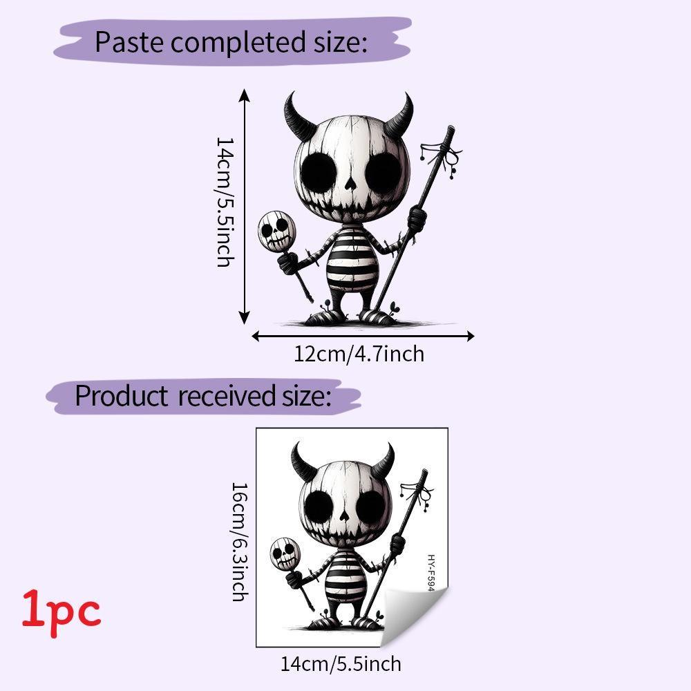 Devil Halloween Cartoon Rose Skull Reading Mummy Pattern Paste Sticker Decor 14x16cm
Devil Halloween Cartoon Rose Skull Reading Mummy Pattern Paste Sticker Decor 14x16cm