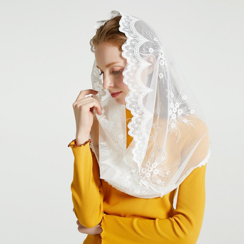 Soft Mantilla Veils for Women Lace Infinity Veil Mantilla Latin Infinity Chapel Veil Latin Mass Head Covering Lace Scarf Mantilla Veils for Church
Soft Mantilla Veils for Women Lace Infinity Veil Mantilla Latin Infinity Chapel Veil Latin Mass Head Covering Lace Scarf Mantilla Veils for Church