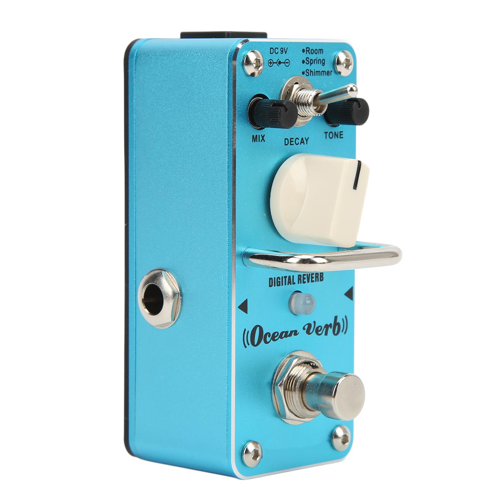 Digital Reverb Effect Mixing Control Metal Effects Pedal for Electric Guitar Sound Accessories
Digital Reverb Effect Mixing Control Metal Effects Pedal for Electric Guitar Sound Accessories