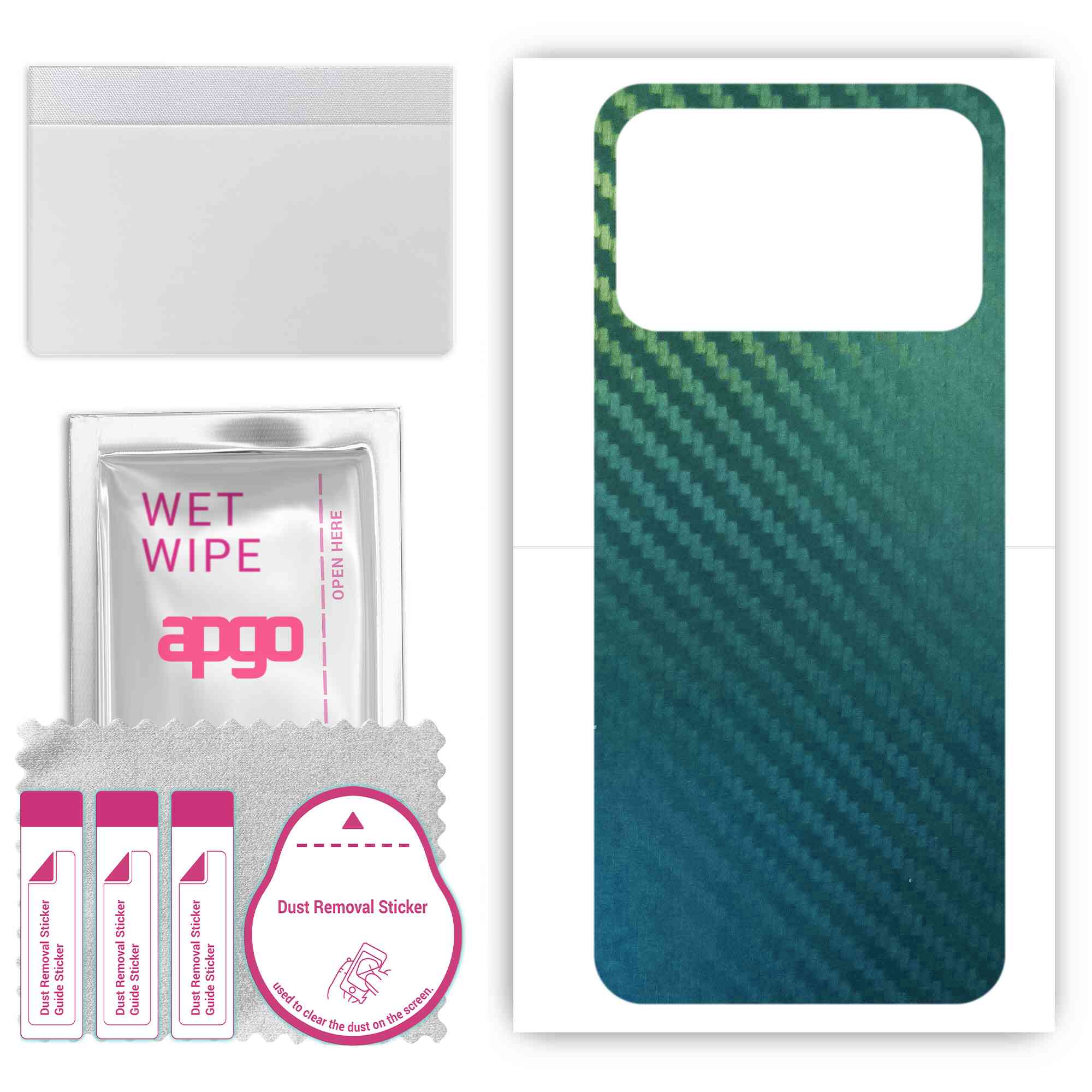 Apgo Protective Skin Sticker for the back compatible with Doogee N40 Pro, Wrap Film, Foil, Vinyl - Pattern Carbon Chameleon CAKA1
Apgo Protective Skin Sticker for the back compatible with Doogee N40 Pro, Wrap Film, Foil, Vinyl - Pattern Carbon Chameleon CAKA1
