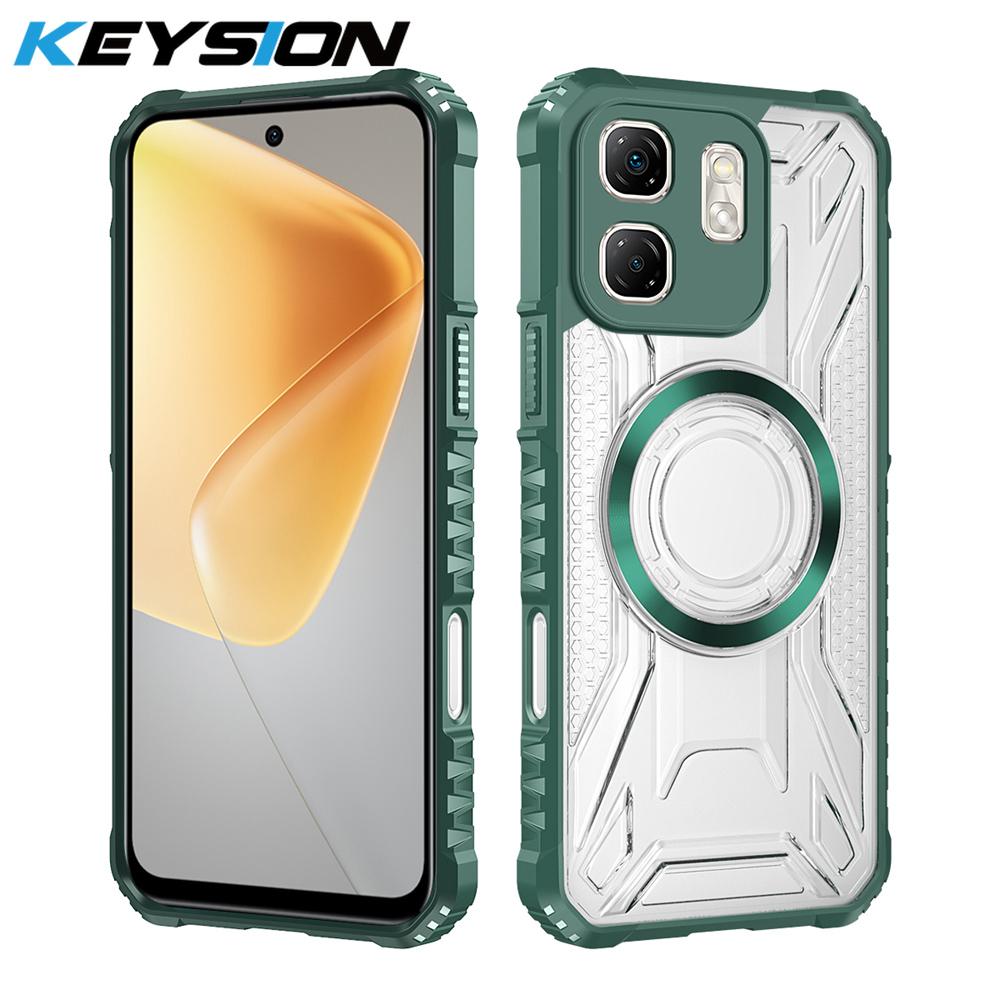 KEYSION Прозорий магнітний чохол для Infinix Hot 50i М який силікон+ПК Надміцний протиударний чохол для телефону для Infinix Smart 9 for Smart 9 зелений
KEYSION Прозорий магнітний чохол для Infinix Hot 50i М який силікон+ПК Надміцний протиударний чохол для телефону для Infinix Smart 9 for Smart 9 зелений