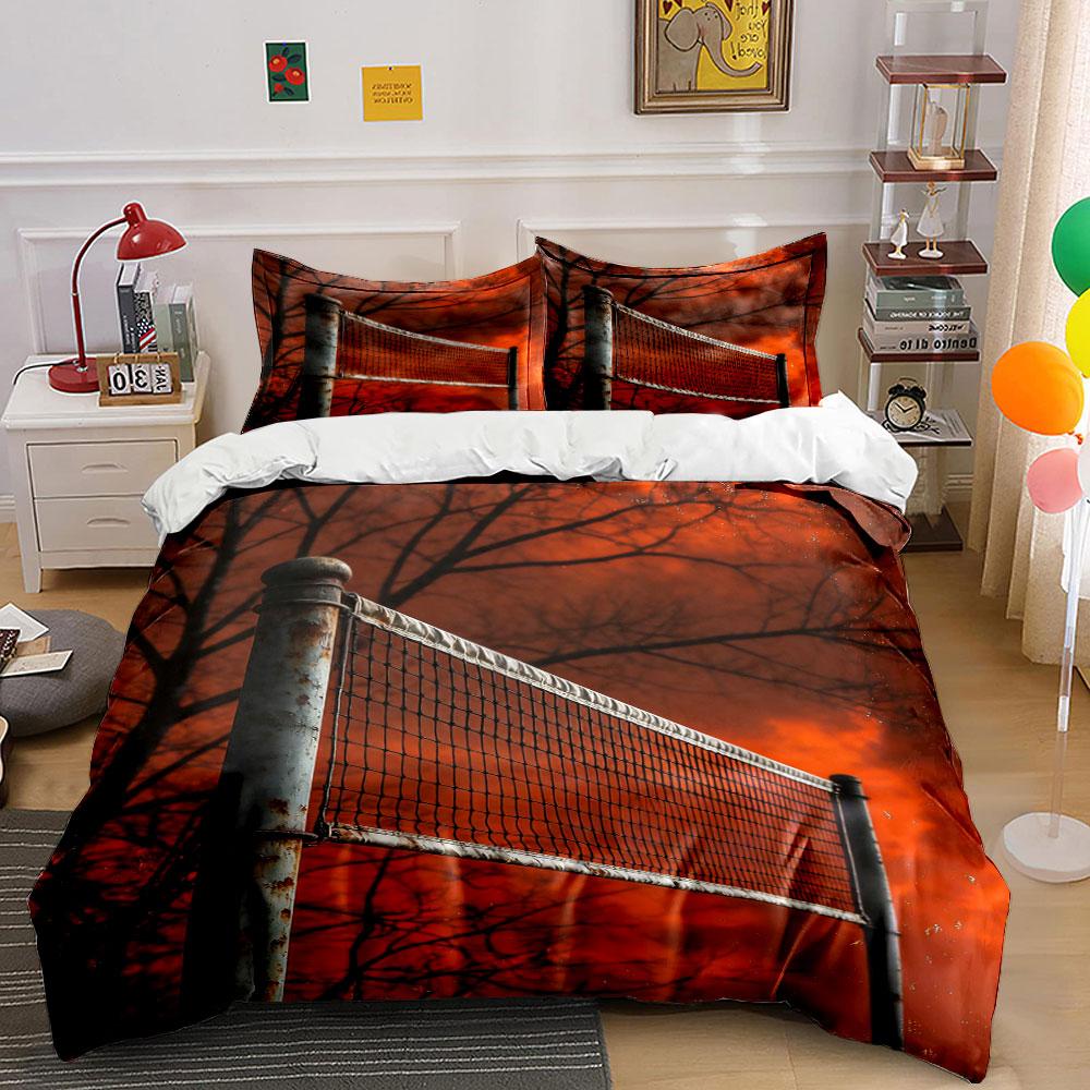 Volleyball net and trees. Bedding sets Duvet cover sets Duvet covers Pillowcases(1 * Duvet Cover 2 * Pillowcases, without duvet insert) 135x200cm
Volleyball net and trees. Bedding sets Duvet cover sets Duvet covers Pillowcases(1 * Duvet Cover 2 * Pillowcases, without duvet insert) 135x200cm
