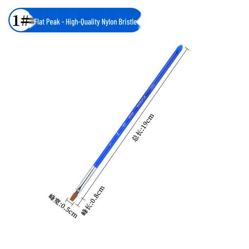 Yihua Acrylic & Nylon Watercolor Brush, Double Number 6, Short Handle Size 1 синий
Yihua Acrylic & Nylon Watercolor Brush, Double Number 6, Short Handle Size 1 синий