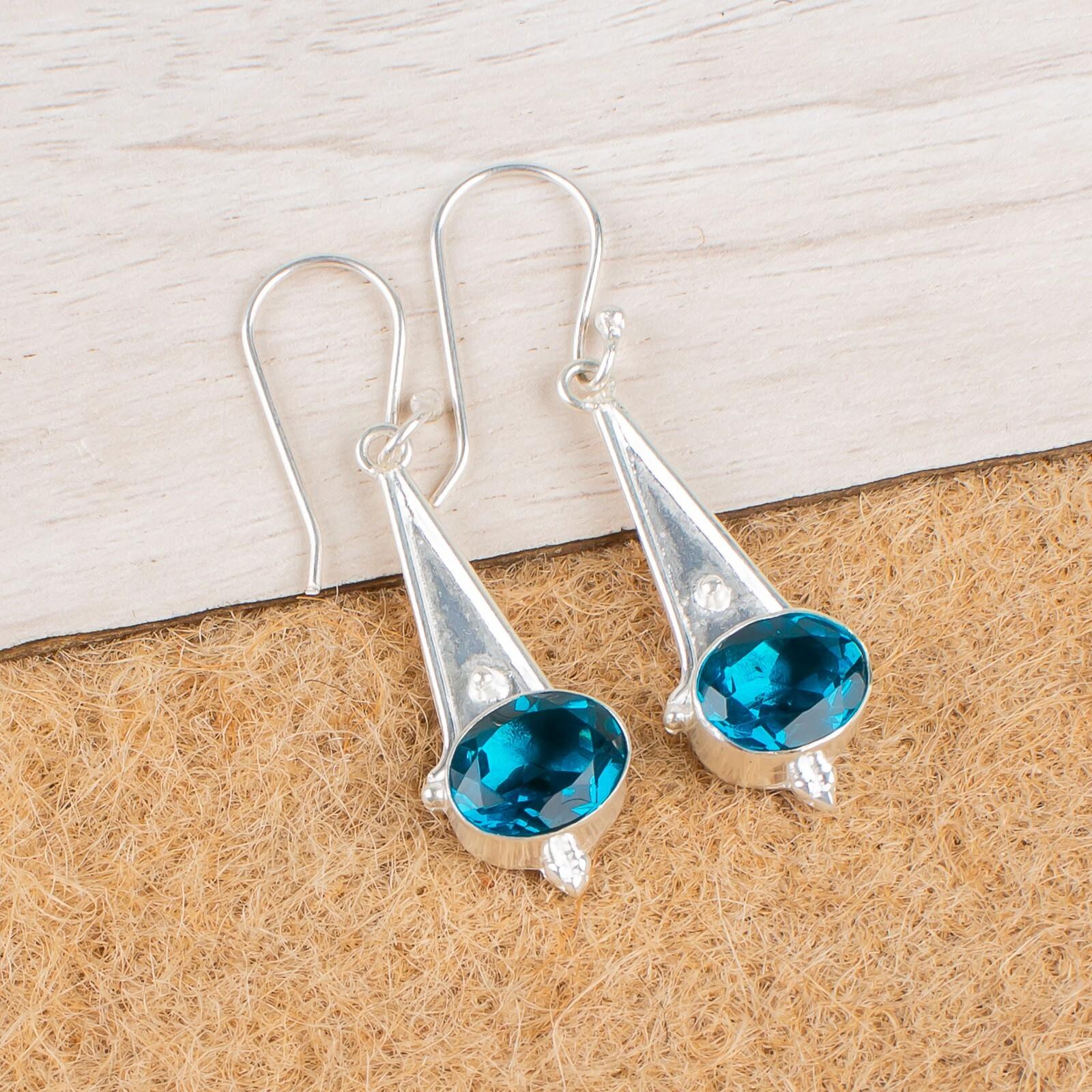 Apatite Gemstone 925 Sterling Silver Jewelry Drop/Dangle Earrings 1.80 For Gift EE-50-12
Apatite Gemstone 925 Sterling Silver Jewelry Drop/Dangle Earrings 1.80 For Gift EE-50-12