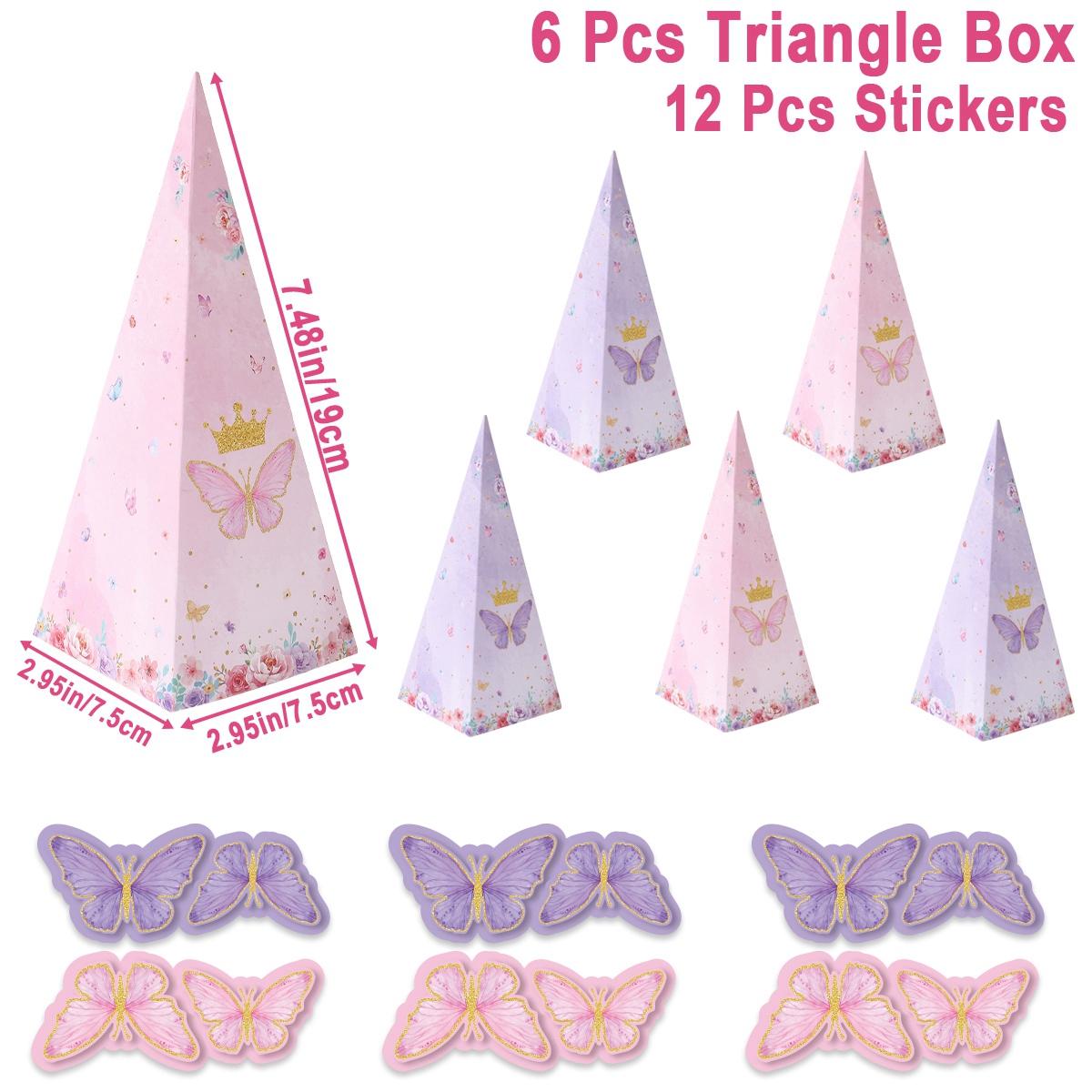 Butterfly Triangle Candy Box Strawberry Unicorn Engineering Vehicle Farm Animal Birthday Party Decor Birthday Gift Packaging Box
Butterfly Triangle Candy Box Strawberry Unicorn Engineering Vehicle Farm Animal Birthday Party Decor Birthday Gift Packaging Box