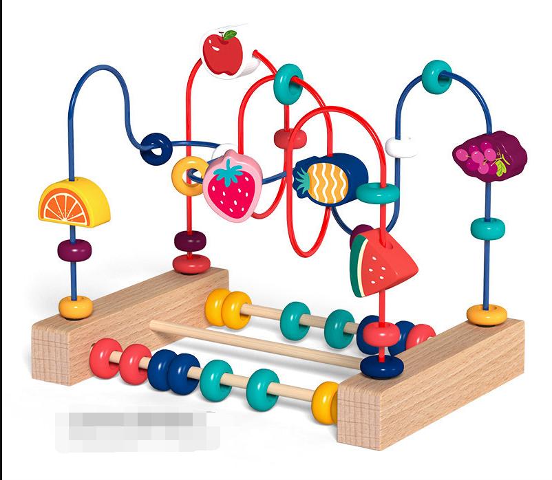 Montessori Baby Toys Kids Learning Educational Math Toy Wooden Circles Bead Wire Maze Abacus Puzzle Toys for Children 1 2 3 Year
Montessori Baby Toys Kids Learning Educational Math Toy Wooden Circles Bead Wire Maze Abacus Puzzle Toys for Children 1 2 3 Year