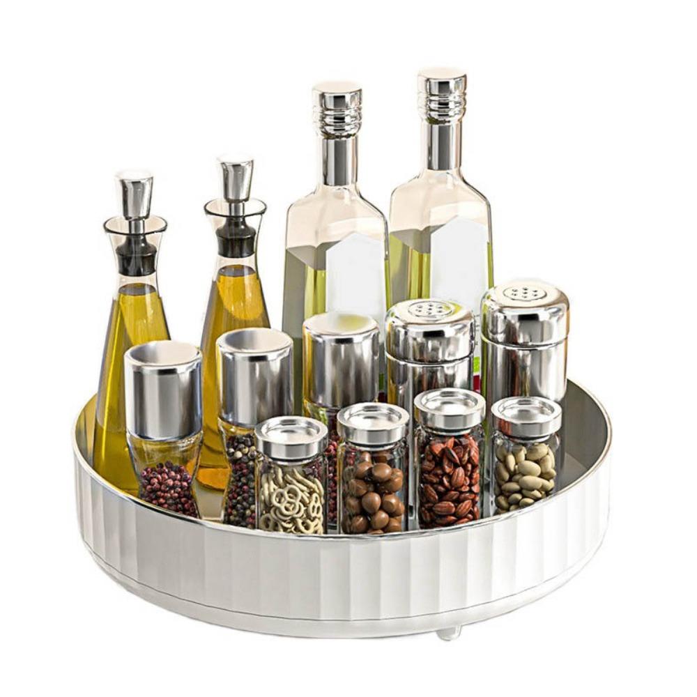 Round Spice Storage Rack Multi-Cell Cosmetics Storage Tray Countertop White-Single Layer
Round Spice Storage Rack Multi-Cell Cosmetics Storage Tray Countertop White-Single Layer