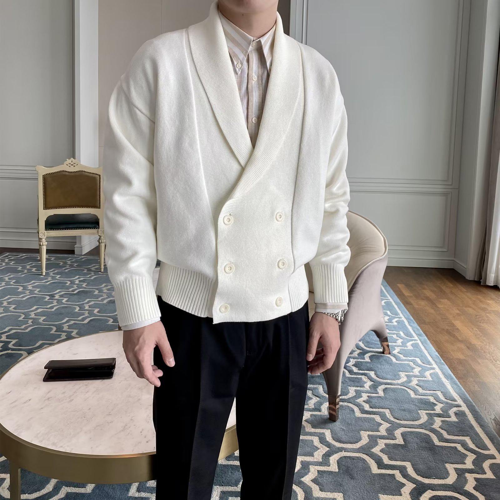 Корейский мужской вязаный кардиган 2022 года: Модный, универсальный однотонный дизайн для весны и осени M белый
Корейский мужской вязаный кардиган 2022 года: Модный, универсальный однотонный дизайн для весны и осени M белый