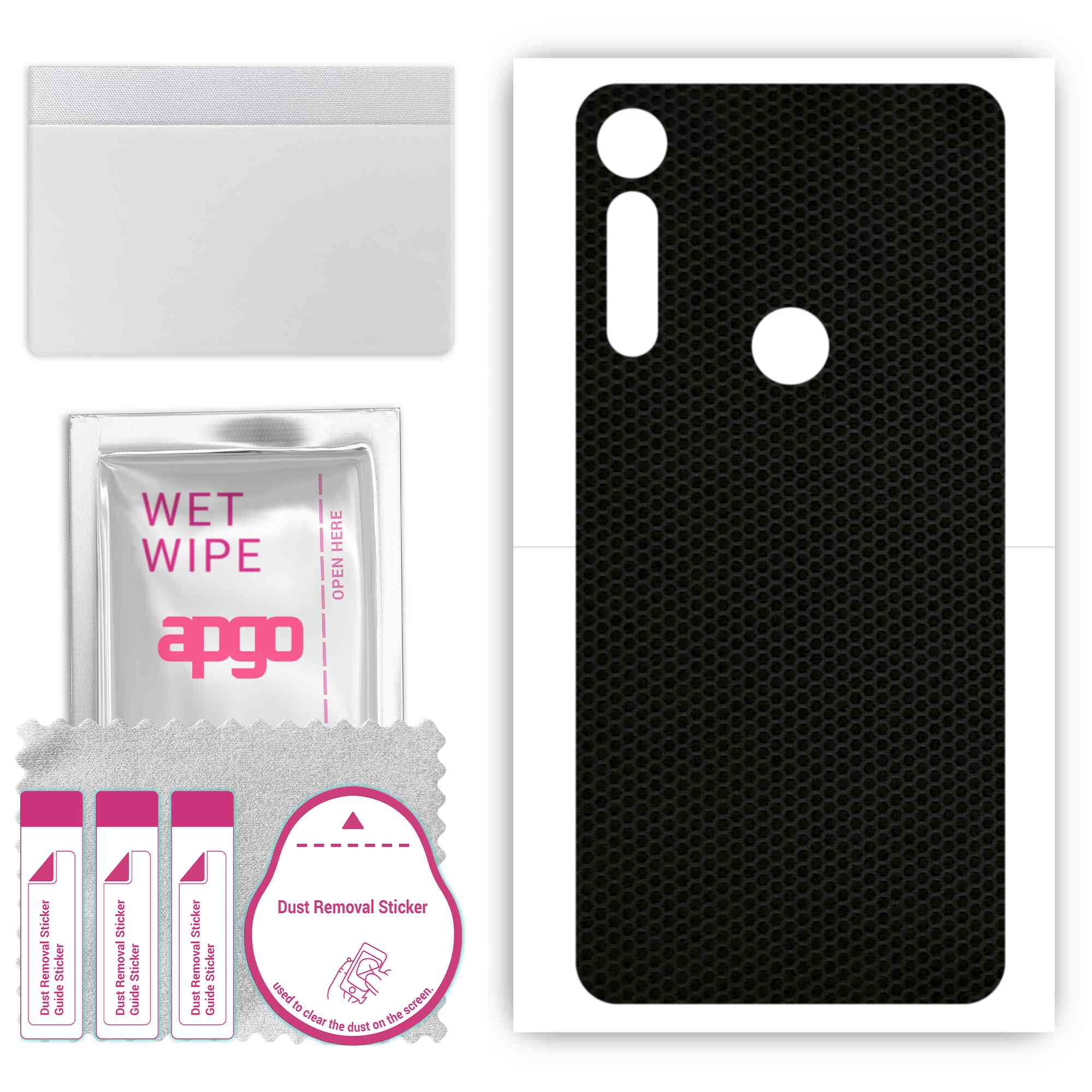 apgo Protective Skin Sticker for the back compatible with Motorola Moto G8 Play, Wrap Film, Foil, Vinyl - Pattern Matrix
apgo Protective Skin Sticker for the back compatible with Motorola Moto G8 Play, Wrap Film, Foil, Vinyl - Pattern Matrix