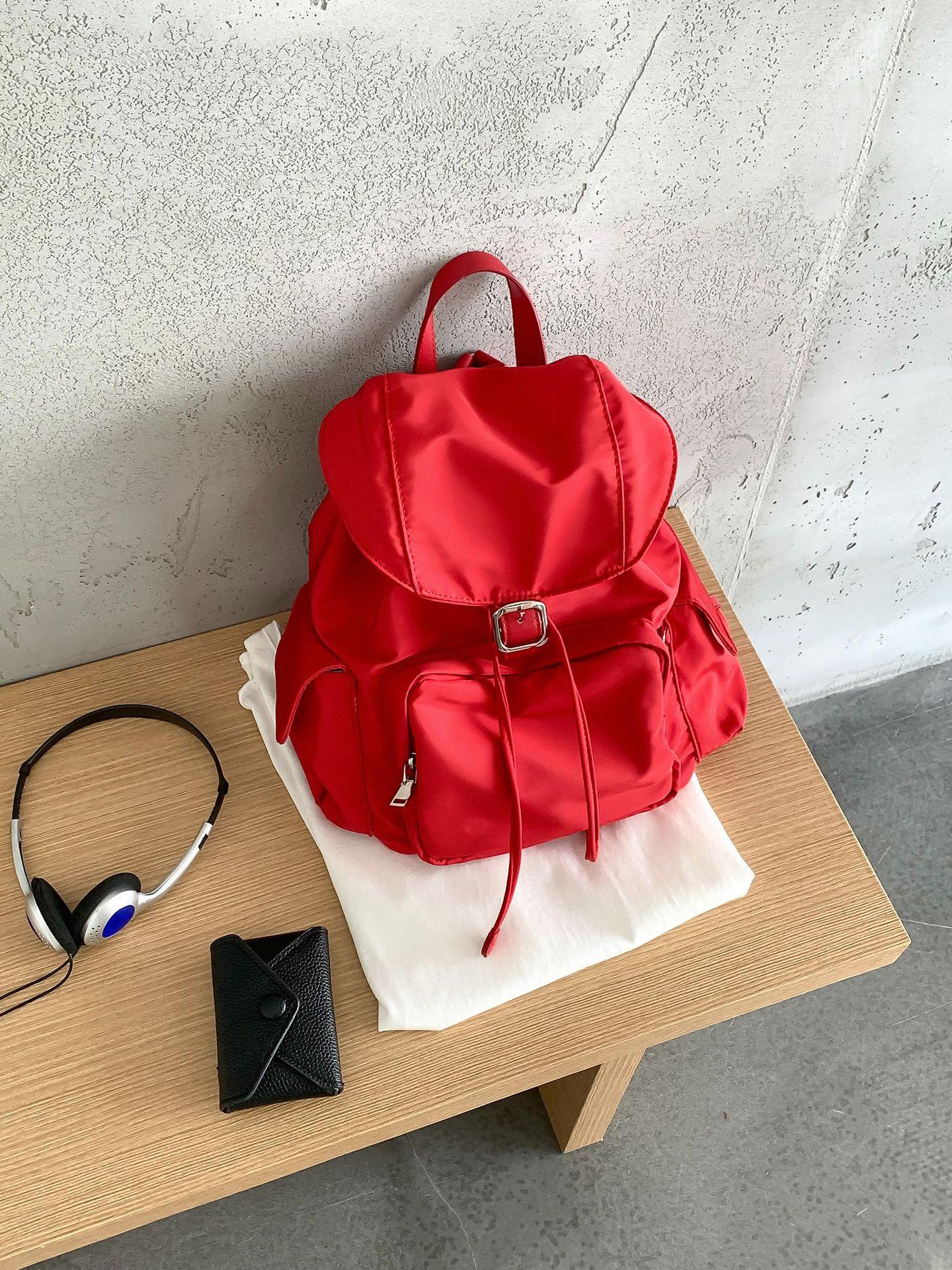 Casual Nyl Backpack Women Large Capacity Foldable Student Schoolbag Flip Bag Korean Travel Bagpack Traveling Shoulder Bags Sac 22x14x33cm
Casual Nyl Backpack Women Large Capacity Foldable Student Schoolbag Flip Bag Korean Travel Bagpack Traveling Shoulder Bags Sac 22x14x33cm