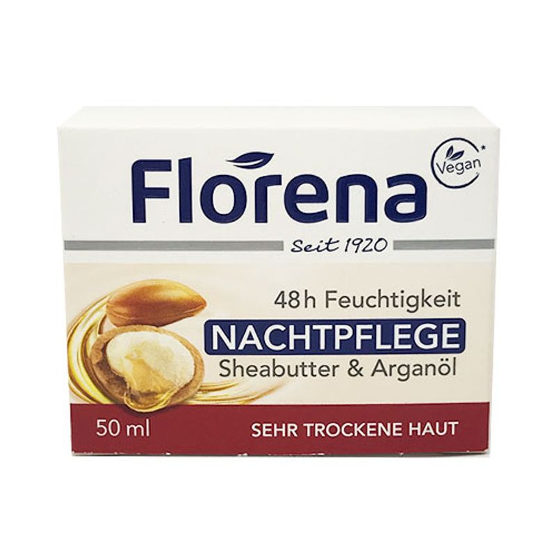 Florena Нічний крем з маслом ши та аргановою олією 50 мл
Florena Нічний крем з маслом ши та аргановою олією 50 мл