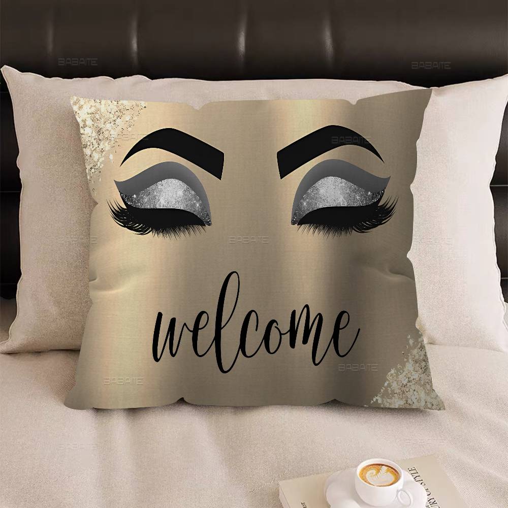 Rose Golden Glitter Eyelash Lashes 45*45cm Cushion Cover Pillow Cover Decor Pillowcase Home Pillowcase For Couch Pillow 12x12Inch
Rose Golden Glitter Eyelash Lashes 45*45cm Cushion Cover Pillow Cover Decor Pillowcase Home Pillowcase For Couch Pillow 12x12Inch