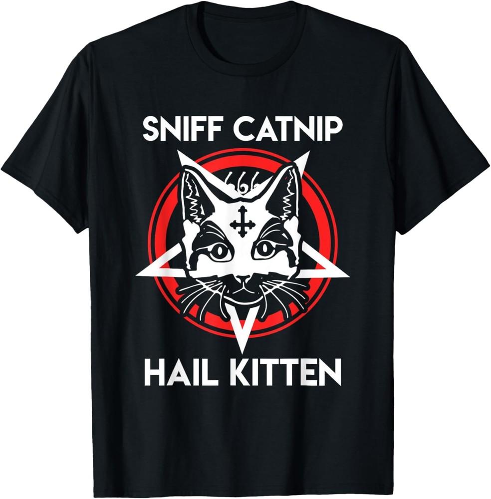 Satan Cat Sniff Catnip Hail Kitten Antichrist T-Shirt Unisex T-Shirt XXXXL
Satan Cat Sniff Catnip Hail Kitten Antichrist T-Shirt Unisex T-Shirt XXXXL