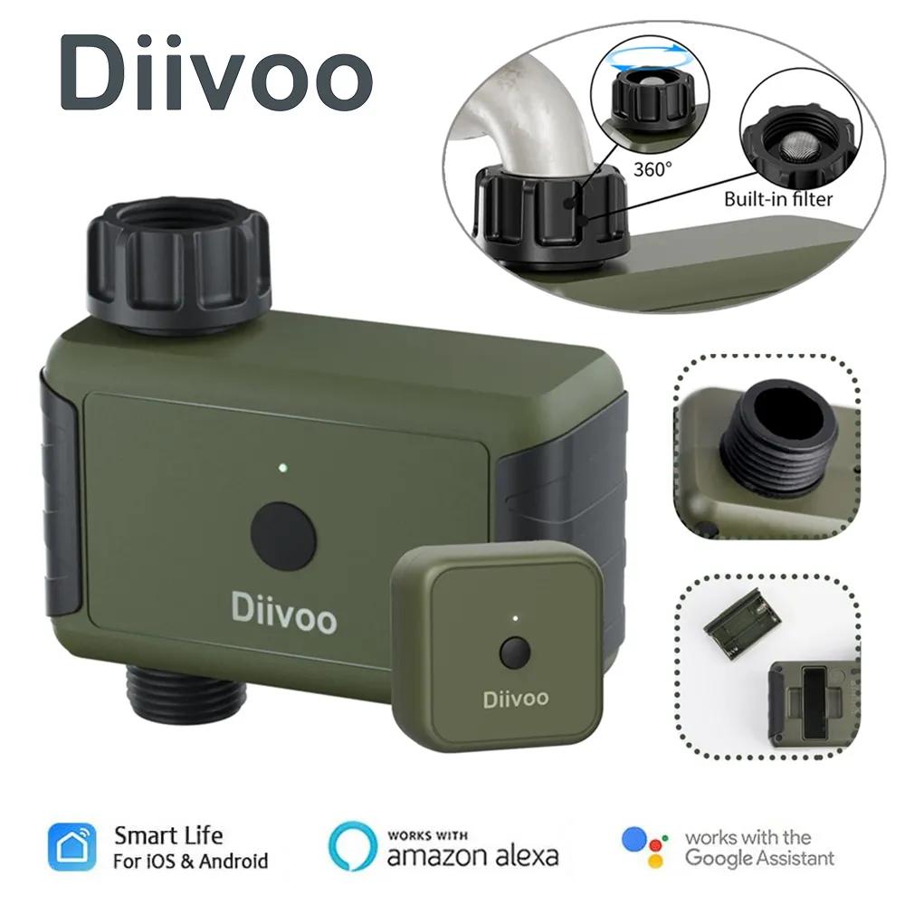 Таймер спринклера Diivoo Bluetooth/WiFi с поливом по времени и циклическим поливом, задержкой дождя и ручным поливом для сада
Таймер спринклера Diivoo Bluetooth/WiFi с поливом по времени и циклическим поливом, задержкой дождя и ручным поливом для сада