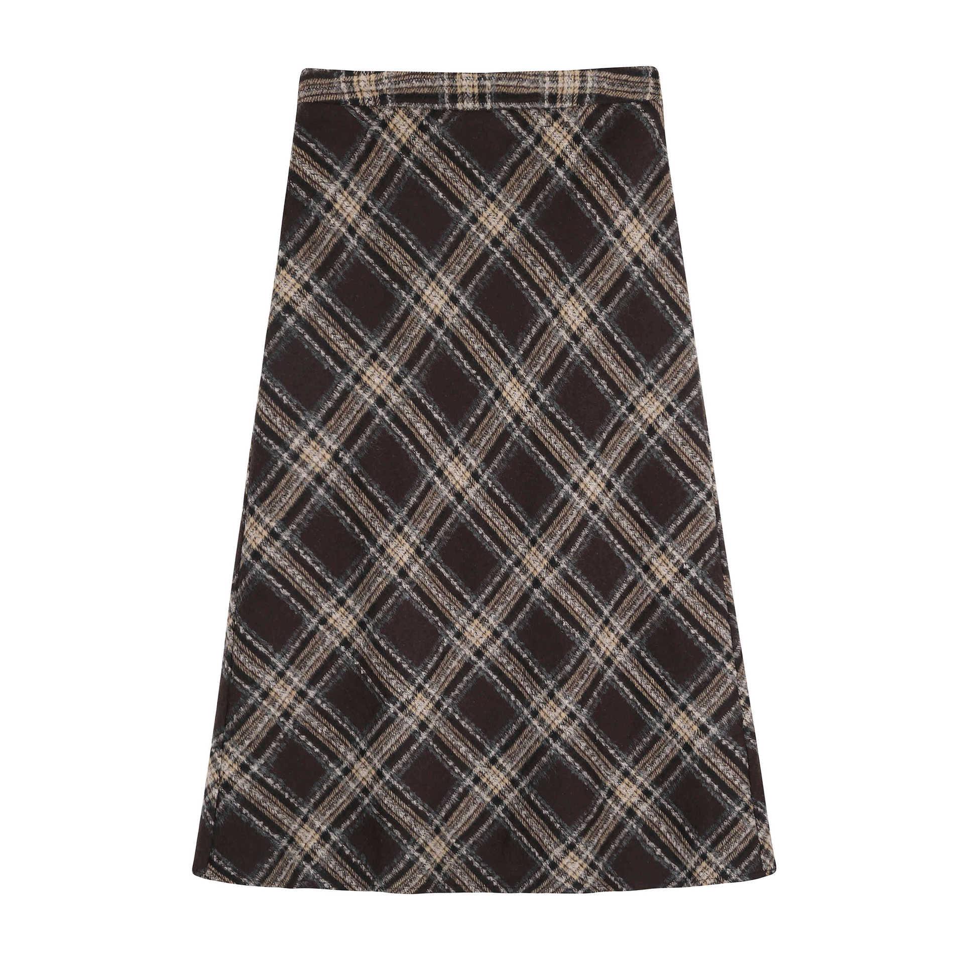 Women s Plus Size Retro Plaid Wool High Waist A-Line Long Skirt - Spring 4XL (180-200 jin recommended)
Women s Plus Size Retro Plaid Wool High Waist A-Line Long Skirt - Spring 4XL (180-200 jin recommended)