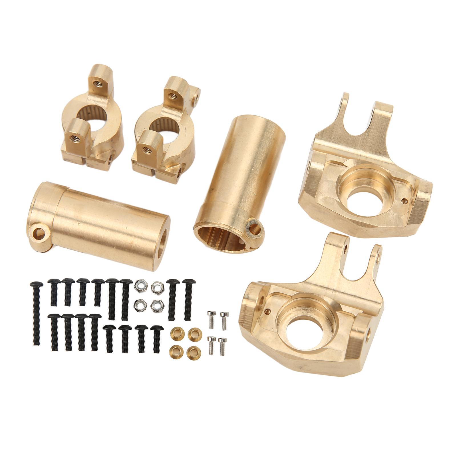 Brass Knuckles Brass Steering Cup Plus C Seat with Rear Axle Sleeve for Axial SCX10 II 90046 110
Brass Knuckles Brass Steering Cup Plus C Seat with Rear Axle Sleeve for Axial SCX10 II 90046 110