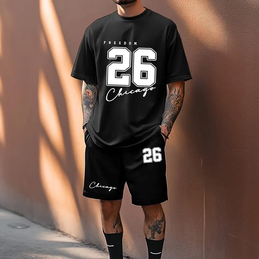 Men s Tees Sets Summer Tops Short Sleeve Short Pants Crew Neck Athleisure Sport Casual Daily Crewneck Summer XL
Men s Tees Sets Summer Tops Short Sleeve Short Pants Crew Neck Athleisure Sport Casual Daily Crewneck Summer XL
