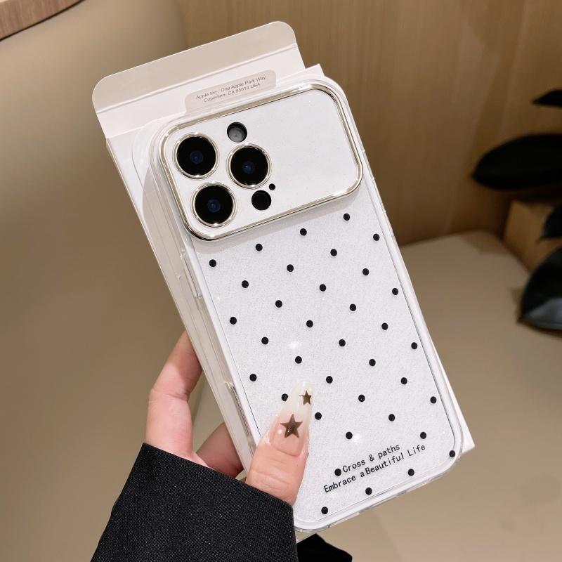 Glitter Soft 2-in-1 Large Window Case For iPhone 17 Air 16 15 14 13 12 11 Pro Max Plus Shiny Wave Point Circles Cover iPhone 15
Glitter Soft 2-in-1 Large Window Case For iPhone 17 Air 16 15 14 13 12 11 Pro Max Plus Shiny Wave Point Circles Cover iPhone 15