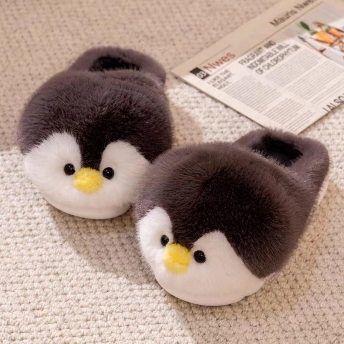 Women s Cozy Penguin Fuzzy Slippers - Non-Slip Soft Sole, Heel-Covered, Cotton House Shoes, Couple Style One Size
Women s Cozy Penguin Fuzzy Slippers - Non-Slip Soft Sole, Heel-Covered, Cotton House Shoes, Couple Style One Size