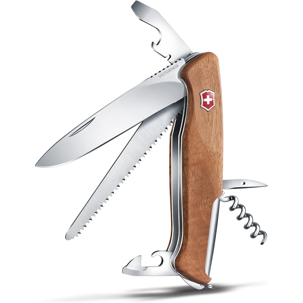Victorinox Ranger Wood 55 Swiss Army Knife Large Locking Blade 10 Functions Outdoor Multi-Tool
Victorinox Ranger Wood 55 Swiss Army Knife Large Locking Blade 10 Functions Outdoor Multi-Tool