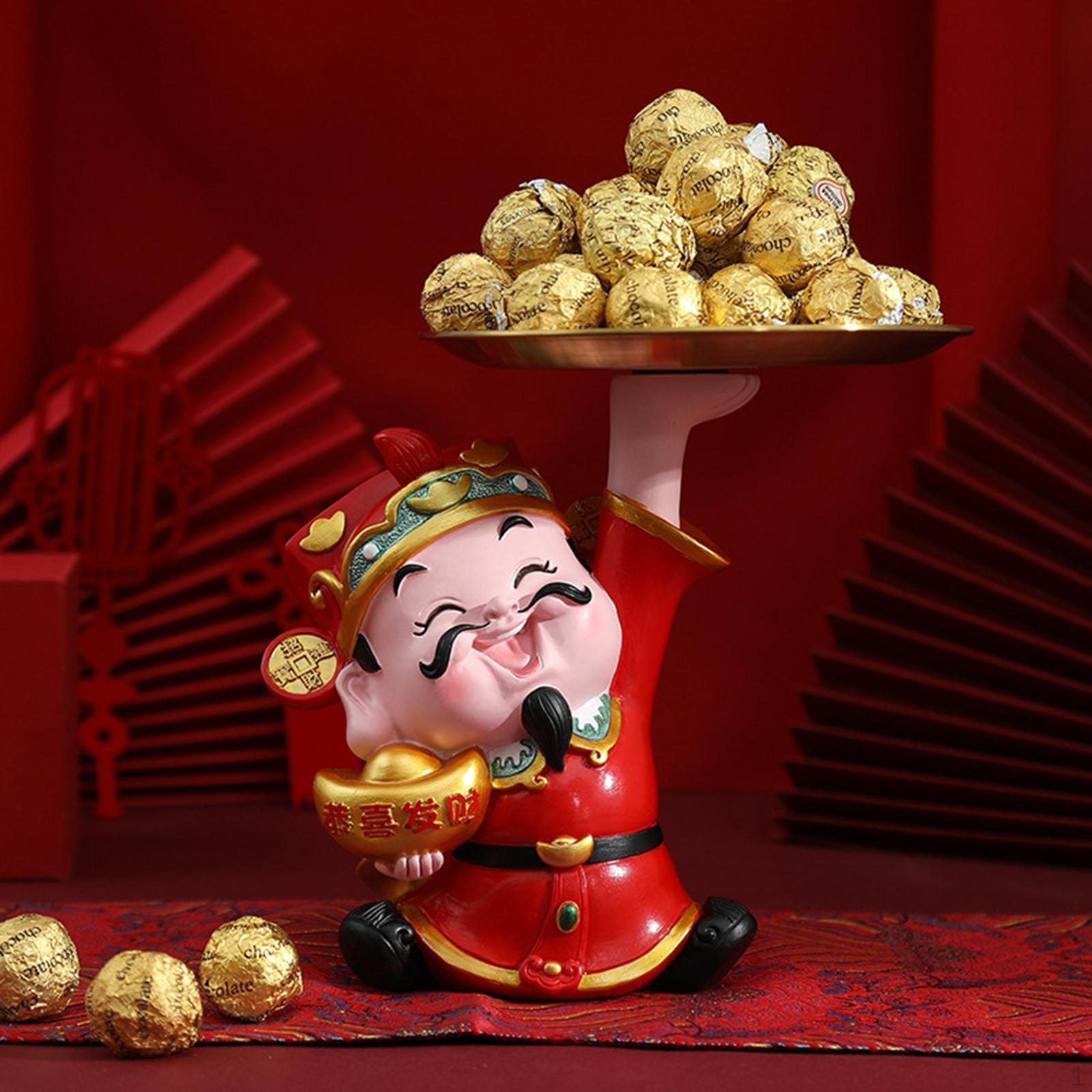Chinese Statues God of Wealth Figurines for Spring Festival, Resin Sculptures, Decorative
Chinese Statues God of Wealth Figurines for Spring Festival, Resin Sculptures, Decorative