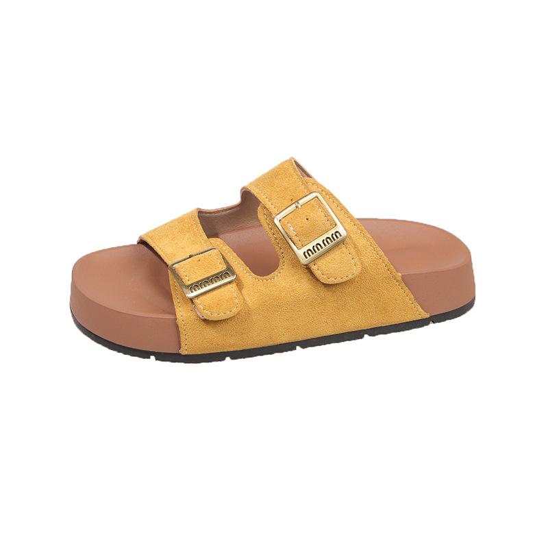 Double Bocken slippers for women outside 2025 summer new lazy one-word drag soft bottom flat bottom beach cool slippers for women 35 жёлтый
Double Bocken slippers for women outside 2025 summer new lazy one-word drag soft bottom flat bottom beach cool slippers for women 35 жёлтый