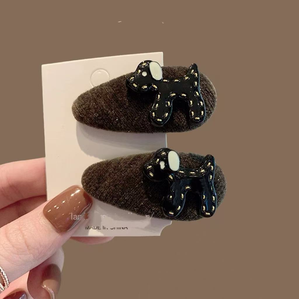 2Pcs Autumn Winter Plush Hair Clips Cute Puppy Design Side Bangs Hair Barrettes Sweet Girls Fashion Hair Ornaments Black 2 pieces
2Pcs Autumn Winter Plush Hair Clips Cute Puppy Design Side Bangs Hair Barrettes Sweet Girls Fashion Hair Ornaments Black 2 pieces
