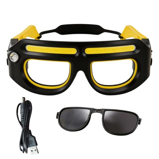 Yousheng Світлодіодний налобний ліхтар-окуляри з датчиком руху 5 режимів освітлення Перезаряджуваний Стробоскоп Захисні окуляри Без рук Водонепроникний Передній ліхтар для ночі жовтий
Yousheng Світлодіодний налобний ліхтар-окуляри з датчиком руху 5 режимів освітлення Перезаряджуваний Стробоскоп Захисні окуляри Без рук Водонепроникний Передній ліхтар для ночі жовтий