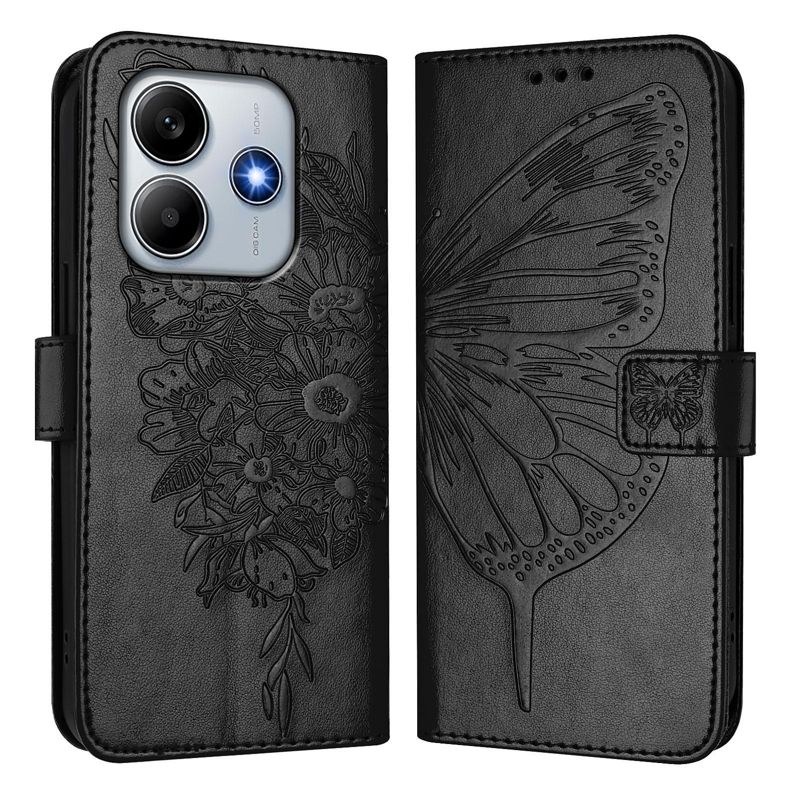For Xiaomi Redmi Note 14 5G Wallet Case with Wrist Strap Butterfly Imprint Leather Phone Cover Purple
For Xiaomi Redmi Note 14 5G Wallet Case with Wrist Strap Butterfly Imprint Leather Phone Cover Purple