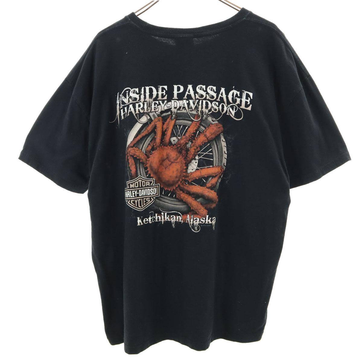 HARLEY DAVIDSON bike Short sleeve T-shirt Black series Back print Men s Used
HARLEY DAVIDSON bike Short sleeve T-shirt Black series Back print Men s Used