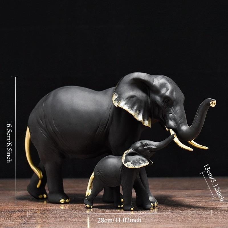 Resin Elephant Ornament Statue European Animal Craft Model Collection Feng Shui Living Room Bedroom Tabletop Figurines Decor
Resin Elephant Ornament Statue European Animal Craft Model Collection Feng Shui Living Room Bedroom Tabletop Figurines Decor