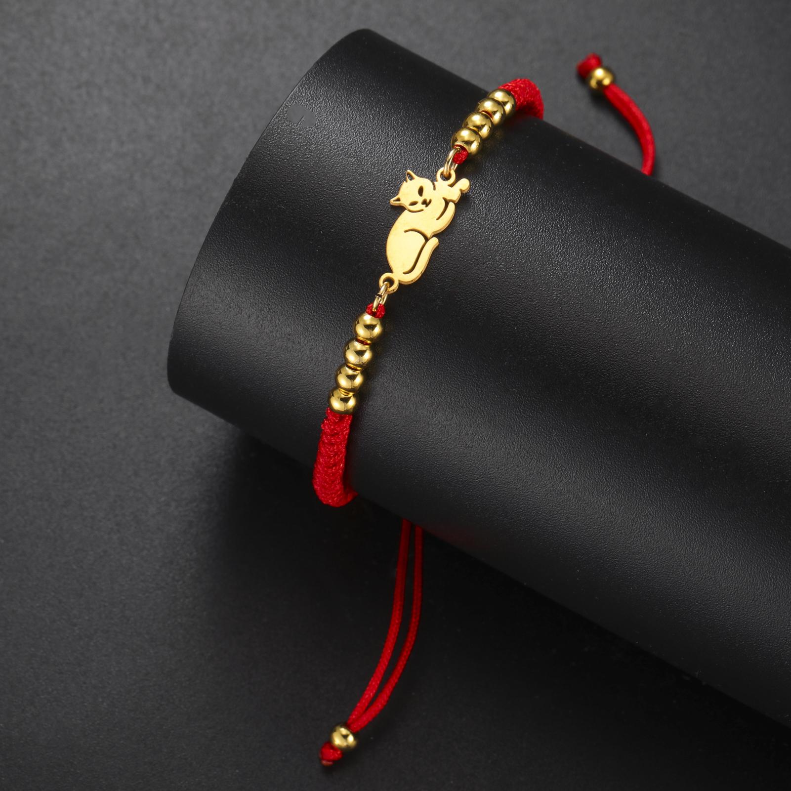 LIKGREAT Cat Pendant Bracelet for Women Men Animal Cat Dog Bear Paw Charm Adjustable Rope Chain Jewelry Party Gift Wholesale adjustable
LIKGREAT Cat Pendant Bracelet for Women Men Animal Cat Dog Bear Paw Charm Adjustable Rope Chain Jewelry Party Gift Wholesale adjustable