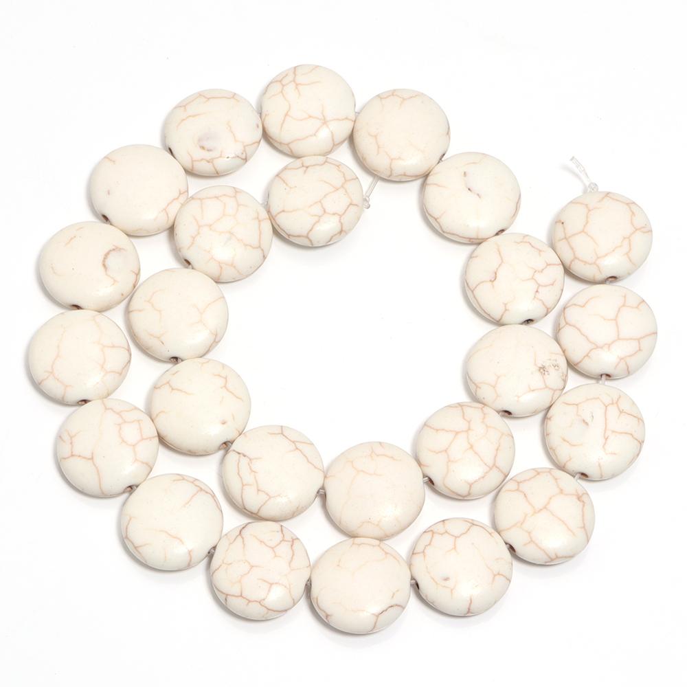 1 Strand Blue White Color Turquoise Beads Flat Round Natural Stone Beads LooseBeads 8mm apx 43pcs белый
1 Strand Blue White Color Turquoise Beads Flat Round Natural Stone Beads LooseBeads 8mm apx 43pcs белый