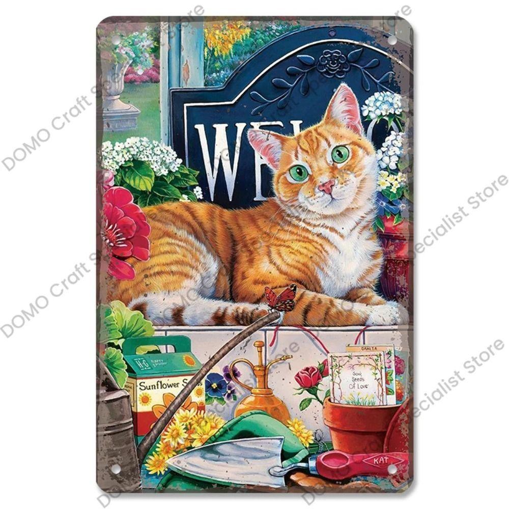 Metal Garden Sign Retro Floral Decor 20x30 cm Outdoor Wall Art
Metal Garden Sign Retro Floral Decor 20x30 cm Outdoor Wall Art