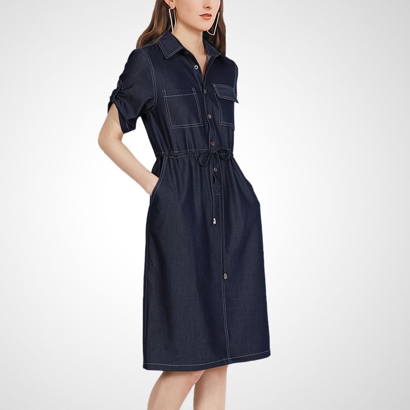 Летняя новинка Джинсовая юбка с завышенной талией и шнуровкой, свободного кроя, с короткими рукавами Blue 2XL
Летняя новинка Джинсовая юбка с завышенной талией и шнуровкой, свободного кроя, с короткими рукавами Blue 2XL