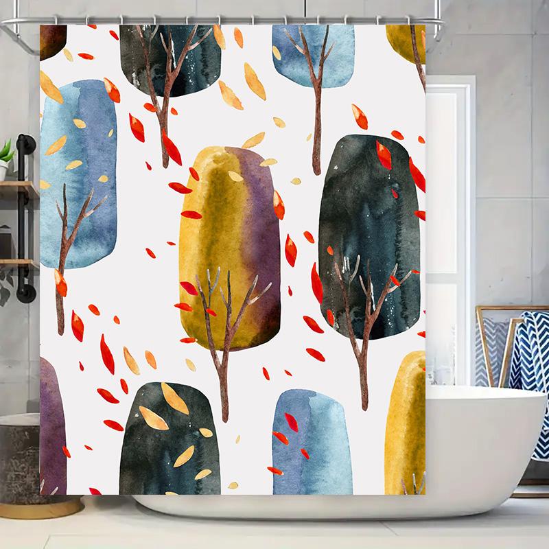 Watercolor Trees Shower Curtain Set Soft Fabric for Bathroom Decorations Available in Multiple Sizes Colors 90x180cm
Watercolor Trees Shower Curtain Set Soft Fabric for Bathroom Decorations Available in Multiple Sizes Colors 90x180cm