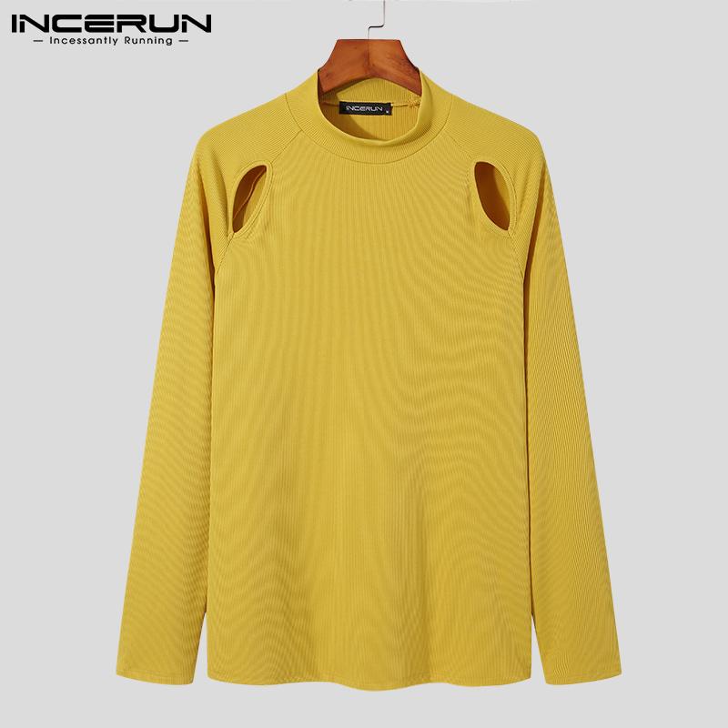 INCERUN Весна Осень Мужчины Выдолбленные O-образный вырез Тонкие топы
INCERUN Весна Осень Мужчины Выдолбленные O-образный вырез Тонкие топы