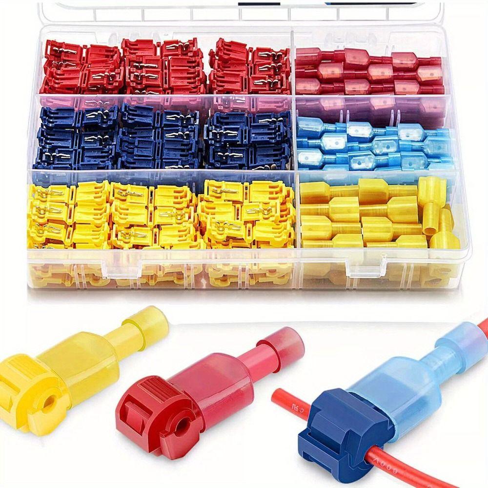 60/120/240PCS Insulated T-Tap Wire Cable Connector Waterproof Auto Line Connector Cable 120Pcs with Box
60/120/240PCS Insulated T-Tap Wire Cable Connector Waterproof Auto Line Connector Cable 120Pcs with Box